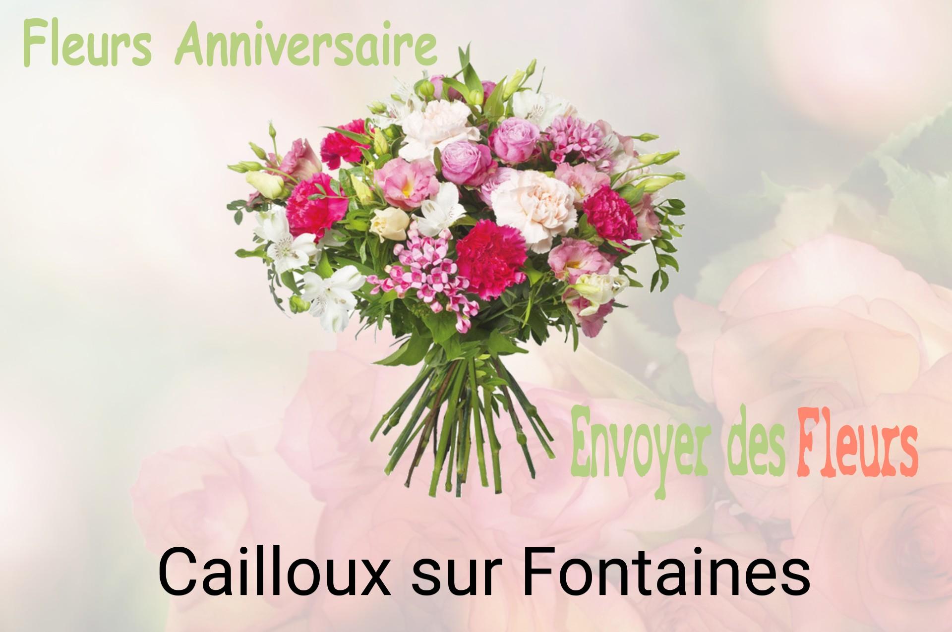 Bouquet de fleurs d’anniversaire livré à Cailloux-sur-Fontaines