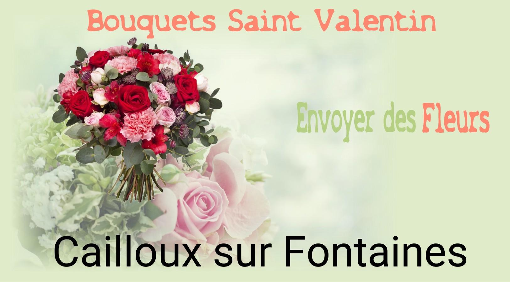 Roses de Saint-Valentin livrées à Cailloux-sur-Fontaines